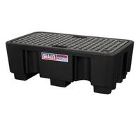 Sealey Barrel Bund Polyethylene 1300 X 750 X 440mm 2 Drum Drp17