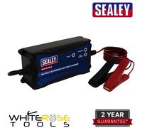 Sealey Battery Charger 12V 4A Fully Automatic 3-Stage GEL AGM Lead Acid Calcium