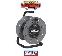 Sealey BCR25 25m Cable Reel with Thermal Trip 4 x 230V
