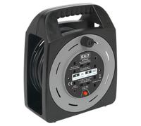 Sealey BCR25CB Cable Reel Box Type 25m 4 x 230V 1.25mm² Thermal Trip