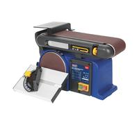 Sealey SM750 Belt & Disc Sander 25 x 762mm/Ø125mm 250W/230V