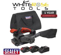 Sealey Belt Sander Kit Cordless 2 Batteries 20V SV20 Series