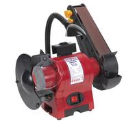 Bench Grinder Ø150mm with 50mm Belt Sander & Worklight 250W/230V