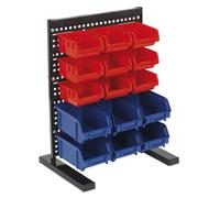 Sealey TPS1569 Bench Mounting Bin Storage System with 15 Bins