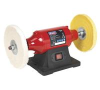 Sealey Bench Mounting Buffer/polisher 200mm 550W/230V 3-Pin Plug Bb2002