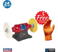 Sealey Bench Mounting Metal BB2002 Buffer Polisher Polishing 200mm 550W 230V