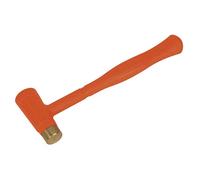 Sealey BFH24 1.5 lb Brass Faced Dead Blow Hammer,orange