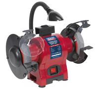 Sealey BG150WL 150mm 6" Bench Grinder Grinding with Work Light 250W 230V
