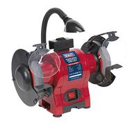 Sealey BG150WL 150mm 6" Bench Grinder Grinding with Work Light 250W 230V