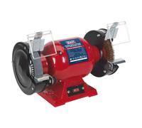 Sealey BG150XLW/98 150mm Bench Grinder with Wire Wheel 370W/230V