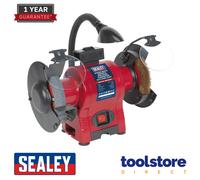 Sealey BG150XWL 150mm Bench Grinder & Wire Wheel Combination with Worklight 250W