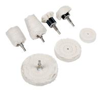 Sealey BGPW08 Polishing Wheel Set 8pc