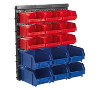 Sealey Tps1569Wm Bin Storage System Wall Mounting 15 Bins