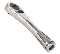 Sealey Bit Driver Ratchet Micro 1/4" Hex Stainless Steel Small Access AK6962