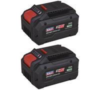 Sealey BK08 20v SV20 Cordless Li-ion Battery 8ah Pack of 2 8ah