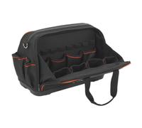 Sealey Black 500mm Heavy Duty Tool Storage Twin Sided Bag With 24 Pockets, AP513