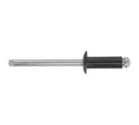 Sealey RAB3280S Aluminium Rivet Black Standard Flange 3.2 X 8Mm Pack Of 200