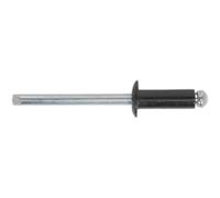 Sealey Black Aluminium Rivets 3.2mm 8mm Pack of 200