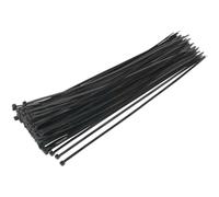 Sealey Black Cable Ties 380mm 4.8mm