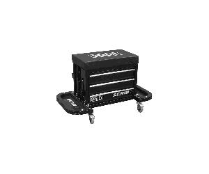 Sealey Black Mechanic's Utility Seat & Toolbox SCR18B