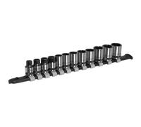 Sealey Socket Set AK7992 12pc 3/8" Sq Drive Metric - Black Series