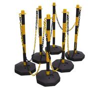 Sealey Black/yellow Post & Chain Kit 25M Bysbkit