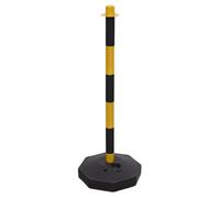 Sealey Black & Yellow Post With Base For Extending Safety Barrier Bypb01