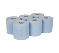 Sealey BLU150 150m Blue Embossed 2-Ply Paper Roll - Pack of 6