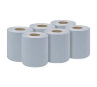 Sealey Blue Embossed 2-Ply Paper Roll 60M Pack Of 6 Pieces 2 Plies Multipurpose
