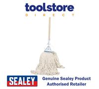 Sealey 450g Kentucky Mop Wooden Handle Highly Absorbent - BM03