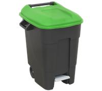Sealey Refuse/Wheelie Bin BM100PG - 100L with Foot Pedal - Green