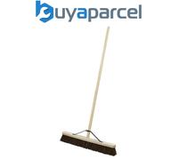 Sealey Broom With Metal Strengthening Support 24" Stiff/Hard Bristle BM24H