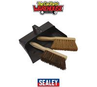 Sealey BM26 Dustpan & Brushes Metal
