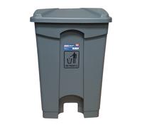 Sealey Pedal Bin BM60 45L Plastic Grey