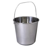 Sealey BM8L Mop Bucket 12 Litre Stainless Steel Heavy Duty - Grade 202
