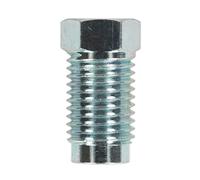 Sealey BN71620 Brake Pipe Nut 7/16"UNF x 20tpi Male 1/4" Pipe SAE Form Pack of 10