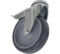 Sealey SCW2100SBL Castor Wheel Bolt Hole Swivel With Total Lock Ø100Mm