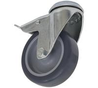 Castor Wheel Bolt Hole Swivel with Total Lock Ø75mm