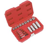 Sealey Bolt, Stud & Screw Extractor Set 18pc - Part No. AK751