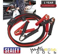 Sealey Booster Cables Car Van Jump Leads 3.5m 600A Surge Protection LED Display