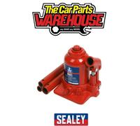 Sealey 2 Tonne Telescopic Bottle Jack - SJT2, black