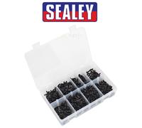 Sealey Self-Tapping Screw Assortment AB066STBK - 700pc Flanged Head