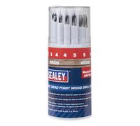 Sealey Brad Point Wood Drill Bit Set AK5703 11pc