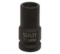 Sealey VS0985 Brake Caliper Socket 1/2inSq Drive 14Mm 7-Point