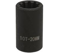 Sealey VS0984 Brake Caliper Socket 1/2inSq Drive 20Mm 10-Point