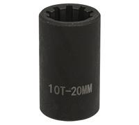 Sealey VS0984 Brake Caliper Socket 1/2"Sq Drive 20mm 10-Point