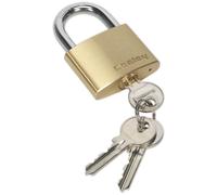 Sealey Brass Padlock 50mm Standard