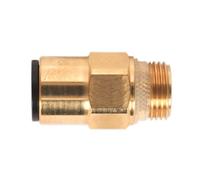 Sealey Brass Superthread Straight Adaptor 12mm X 3/8" Bsp Pack Of 2 Jgbc1238