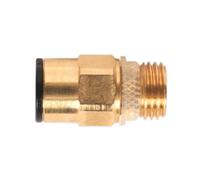 Sealey Brass Superthread Straight Adaptor 8mm X 1/4" Bsp Pack Of 2 Jgbc814