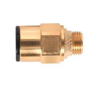 Sealey Brass Superthread Straight Adaptor 8mm X 1/8" Bsp Pack Of 2 Jgbc818